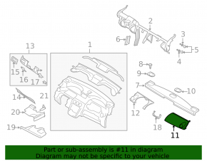 Подушка безопасности airbag пассажирская в сборе Mazda CX-7 06-09