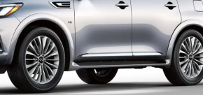 Комплект подсветки порога 2 шт Infiniti QX50 19-25 под днищем, с креплением и блоком управления