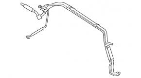 Трубка кондиционера с конденсера Ford Fusion mk5 13-20 1.5T 1.6T