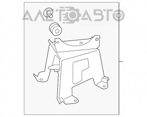 Кронштейн блока ABS Toyota Highlander 14-16