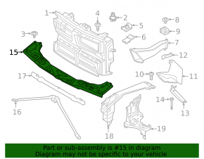 Планка телевизора верхняя Mini Cooper F56 3d 14-