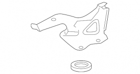 Петля капота левая Lexus ES300h ES350 13-18