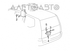 Компьютер парктроника Lexus GX470 03-06