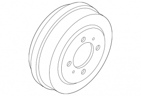 Диск тормозной задний левый Nissan Versa 1.8 10-12