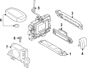 Antenă fără cheie pentru Hyundai Santa Fe 24-26