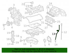 Трубка масляного щупа Lexus RX350 RX450h 16-22