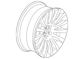 Roată de 18 inch, stilul 237, BMW 5 F10 09-17, 8x18