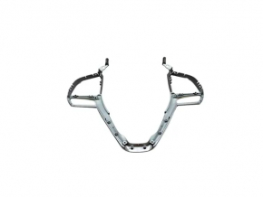 Накладка руля Jeep Cherokee KL 19-23 темно-серая, 2 части