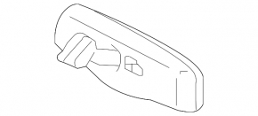 Зеркало внутрисалонное Toyota Sienna 18-19 автозатемнение, Home link, компас
