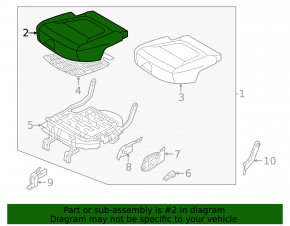 Pernă banchetă spate, rândul 2, stânga, Hyundai Tucson 22-26, piele neagră, perforată, încălzită, puncte din plastic topit, curățare chimică