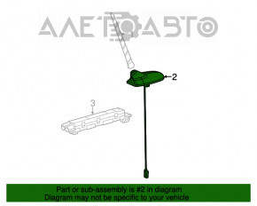 Антенна гнездо Jeep Cherokee KL 14-15