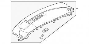 Ornamente laterale laterale Nissan Ariya 23-25 negru fără proiecție
