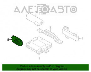 Ключ Fiat 500X 16-20 4 кнопки
