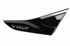 Молдинг крыла левый Chevrolet Volt 16- черн глянец+хром, царапины