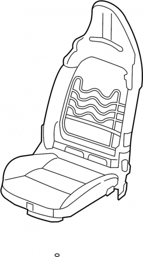 Водительское сидение Infiniti QX30 17-19 без airbag, sport, кожа черн
