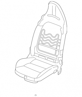 Водительское сидение Infiniti QX30 17-19 без airbag, sport, кожа черн