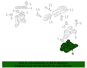 Подушка двигателя левая Mazda CX-50 23-26 2.5