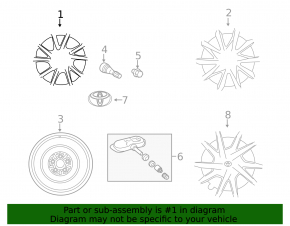 Диск колесный R16 Toyota Prius V 12-17