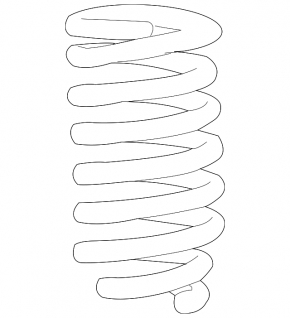 Пружина передняя правая Toyota Sequoia 08-16