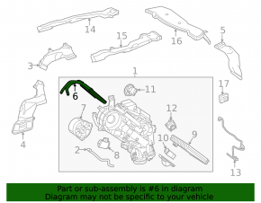 Радиатор отопителя задней печки Toyota Highlander 14-19