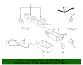Лямбда-зонд второй Lexus RX300 98-03