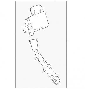 Bobină de aprindere Mercedes W167 GLE 450 20-23 3.0h cu bujie oblică