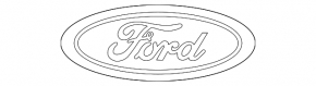 Эмблема значок двери багажника Ford Focus mk3 15-18 рест 5d