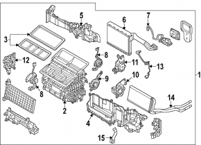 Печка в сборе кондиционер Mazda CX-90 24-26