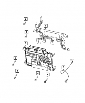 Блок ECU компьютер двигателя Jeep Cherokee KL 19-21 2.0T EC1
