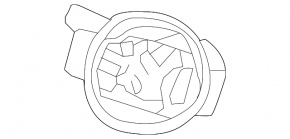Корпус лючка бензобака Infiniti QX30 17-19