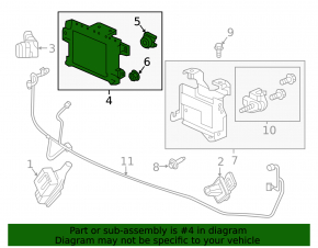 Radar de croazieră Honda Pilot 16-22 2019-21