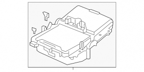 Консоль центральная подлокотник Acura TLX 15-17