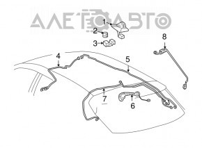 ANTENNA AMPLIFIER Lexus RX350 RX450h 10-12