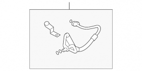 Трубка кондиционера компрессор-конденсер Infiniti G35 4d 06-13