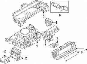 USB Hub Mazda CX-90 24-26