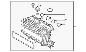 Коллектор впускной VW Jetta 11-18 USA 1.4T