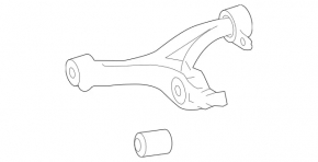 Рычаг нижний передний левый Mercedes W164 ML X164 GL
