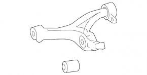 Рычаг нижний передний левый Mercedes W164 ML X164 GL