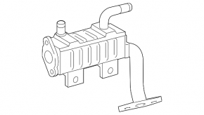 Radiator supapa EGR EGR Toyota Highlander 11-13 nou original