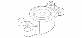 Подушка двигателя левая Volvo S60 11-16 2.5, 3.0