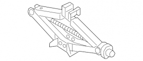 Домкрат Audi A4 B9 17-25