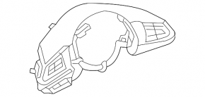 Кнопки управления на руле Mazda CX-5 18-22 под радар