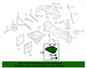 Palet ulei Subaru Outback 15-19 2.5 FB25