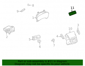 TEMPERATURE ECU COMPUTER Heater Control Cadillac ATS 13-