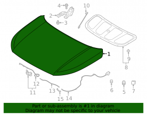 Капот голый Hyundai Venue 20-26