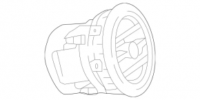 Deflector canal aer panou frontal stânga Mercedes W213 E 17-23