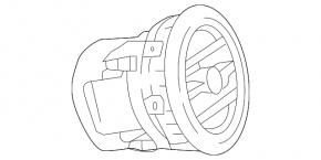 Deflector canal aer panou frontal stânga Mercedes W213 E 17-23