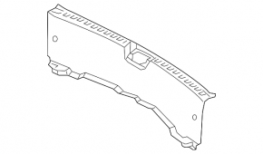 Накладка проема багажника Mazda 3 19-26 4d черная