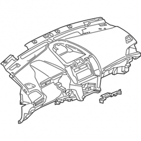 Panoul frontal al torpilei fără AIRBAG Ford Edge 19- negru