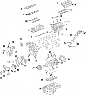 Клапан VVTi правый Kia Sorento 10-15 3.3